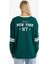 Loose Fit Bisiklet Yaka Sırt Baskılı Sweatshirt F8913AX25AU 14