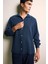 Regular Fit Twill Uzun Kollu Gömlek G0406AX25AU 9