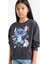 Kız Çocuk Disney Lilo & Stitch Relax Fit Bisiklet Yaka Sweatshirt F3410A825AU 6