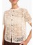 Regular Fit Bisiklet Yaka Brode Kısa Kollu Hırka G0487AX25AU 11
