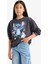 Kız Çocuk Disney Lilo & Stitch Relax Fit Bisiklet Yaka Sweatshirt F3410A825AU 8