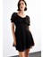 Şifon Kısa Kollu Mini Elbise G0729AX25SM 15