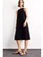 Krinkıl Kumaş Kolsuz Midi Elbise G0664AX25SM 10