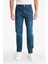 Slim Tapered Fit Dar Kalıp Normal Bel Daralan Paça Jean Pantolon G1307AX25AU 12