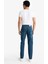 Slim Tapered Fit Dar Kalıp Normal Bel Daralan Paça Jean Pantolon G1307AX25AU 14