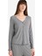 Pijama Takımı Regular Fit Uzun Kollu Üst Uzun Alt-Fall in Love G0222AX25AU 12
