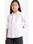 Erkek Çocuk Polo Yaka Poplin Uzun Kollu Gömlek G1487A825AU 8