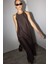Halter Yaka Keten Kolsuz Maxi Elbise G1456AX25AU 9