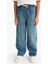 Erkek Çocuk Barrel Fit Düz Paça Jean Pantolon G1652A825AU 14