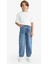 Erkek Çocuk Barrel Fit Düz Paça Jean Pantolon G1654A825AU 10