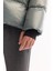 Erkek Sage Kapüşonlu %100 Kaz Tüyü Su İtici Rüzgar Geçirmez -15 Dereceye Dayanıklı Parlak Şişme Comfort Fit Mont A52Y6182 8