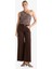 Slim Fit Dar Kesim Leopar Desenli Tek Omuzlu Tül Bluz G2546AX25WN 7