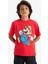 Erkek Çocuk Nintendo Bisiklet Yaka Kısa Kollu Tişört G2328A825AU 9