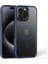 Apple iPhone 16 Pro Max Uyumlu Kılıf Zebana Fros Silikon Kılıf (Kablosuz Şarj Destekli) Siyah 6