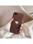 Apple iPhone 8 Plus Uyumlu Kılıf Zebana Velvix Silikon Kılıf Kahverengi 10