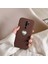 Xiaomi Redmi Note 8 Pro Uyumlu Kılıf Zebana Velvix Silikon Kılıf Kahverengi 5