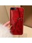 Apple iPhone 8 Plus Uyumlu Kılıf Zebana Fionka Silikon Kılıf Kırmızı 14