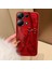 Xiaomi Poco M6 Pro Uyumlu Kılıf Zebana Fionka Silikon Kılıf Kırmızı 6