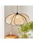 Modern Tasarım Çiçek Sarkıt Avize Rattan Boheme Salon Oturma Odası Mutfak Avizesi 3