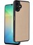 Zengezur Newface Samsung Galaxy A06 Kılıf Aras Deri Kapak - Pudra 1