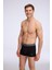 Erkek Siyah 3 Lü Boxer 3