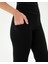 Siyah Cepli Flare Pantolon 3