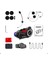 X74 Pro İnterkom Motosiklet Kameralı 360° Modül 6 Kişi Bluetooth Kask Intercom Video Kayıt Kulaklık 3