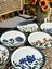 Flower Garden 6 Parça Karma Pasta Takımı Çiçek Desenli Seramik 20 cm Tabaklar 2