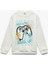 Baskılı Uzun Kollu Bisiklet Yaka Şardonlu Sweatshirt 1