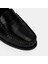 Kadın Siyah Klasik Deri Loafer 6