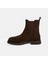 Kadın Kahve Lastikli Süet Chelsea Bot 3