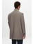 Ds Damat Regular Fit Gri Hakim Yaka Kaşe Kaban 5HF08ORT10002 4
