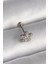 Bfs 316L Çelik Gümüş Renk Zirkon Taşlı Yıldız Model Tragus Piercing 1