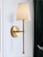 Modern Tasarım 1 Adet Duvar Ledli Pilli Aplik Tak Çalıştır Eskitme Gold Krem Abajur Gün Işığı Pilli 1