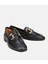 01AYH312390A100 KADIN Deri Siyah Tokalı Klasik Loafer 14