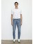 Milan Premium Blue Puslu Açık Mavi Jean Pantolon 0081083030 1