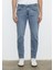 Milan Premium Blue Puslu Açık Mavi Jean Pantolon 0081083030 3