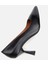 01AYH312510A100 KADIN Deri Siyah Esnek Tabanlı Stiletto 18