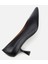 01AYH312590A100 KADIN Deri Siyah Ince Topuklu Stiletto 18