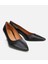 01AYH312480A100 KADIN Deri Siyah Esnek Tabanlı Stiletto 14