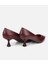 01AYH312480A780 KADIN Deri Bordo Esnek Tabanlı Stiletto 16