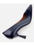 01AYH312510A680 KADIN Deri Lacivert Esnek Tabanlı Stiletto 17
