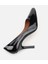 01AYH312550A100 KADIN Rugan Deri Siyah Stiletto 18