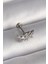 Bfs 316L Çelik Gümüş Renk Dal Model Zirkon Taş Detaylı Tragus Piercing 1