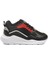 Siyah Bordo Kalın Taban Bağcıklı Kadın Spor Ayakkabı 051 G 1