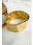 Özel Seri Altın Rengi Geniş Metal Kelepçe Bileklik (Iç Çapı:6cm) 4