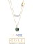 Tourmaline Taşlı Clarit Serisi 41 cm 14 Ayar Sarı Altın Kolye 1