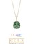 Tourmaline Taşlı Clarit Serisi 41 cm 14 Ayar Sarı Altın Kolye 2
