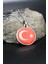 Ay Yıldızlı - Ay Yıldız Kolye Paslanmaz Çelik Zincir 902286 3