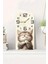 Sevimli Kedi Temalı Mdf Dikdörtgen Duvar Saati – 30X60 cm Uv Baskı– USD080 1